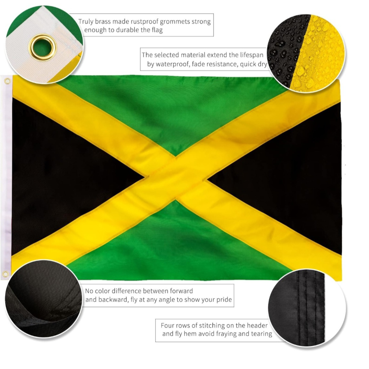 Jamaica Flag Big