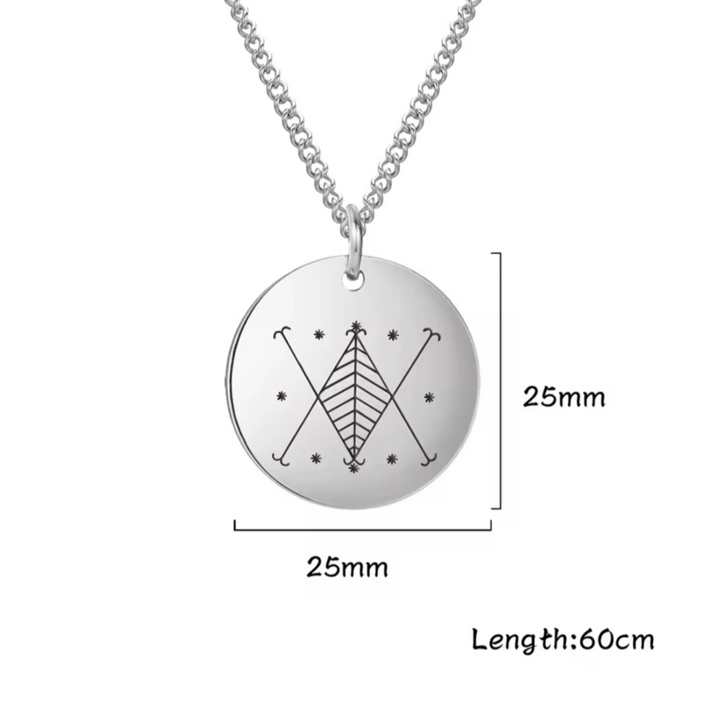 Silver Ayizan Velekete Necklace