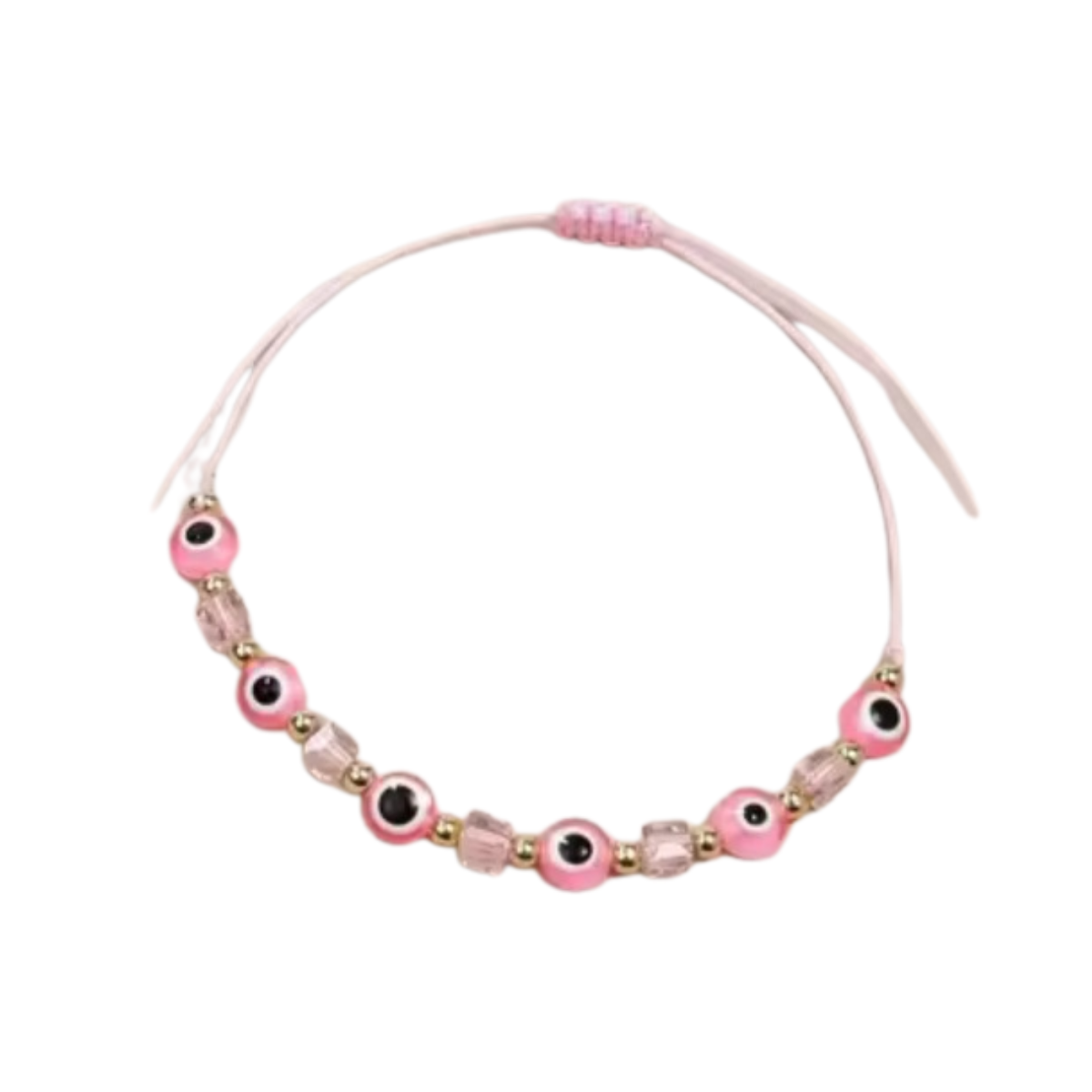 Evil Eye Hand-Knitted  Bracelet