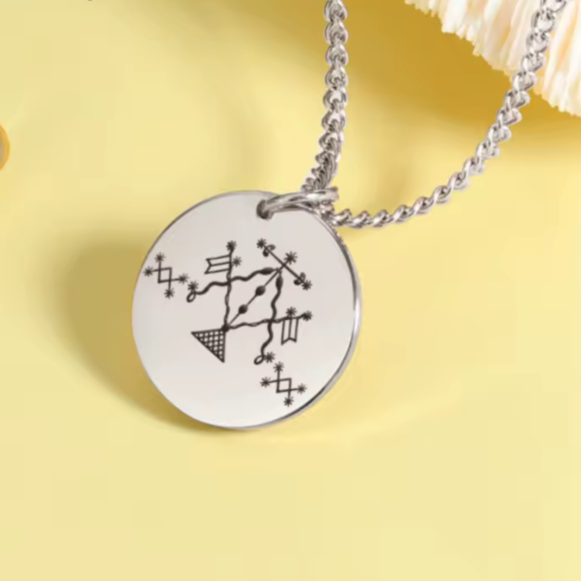 Silver Damballa Necklace