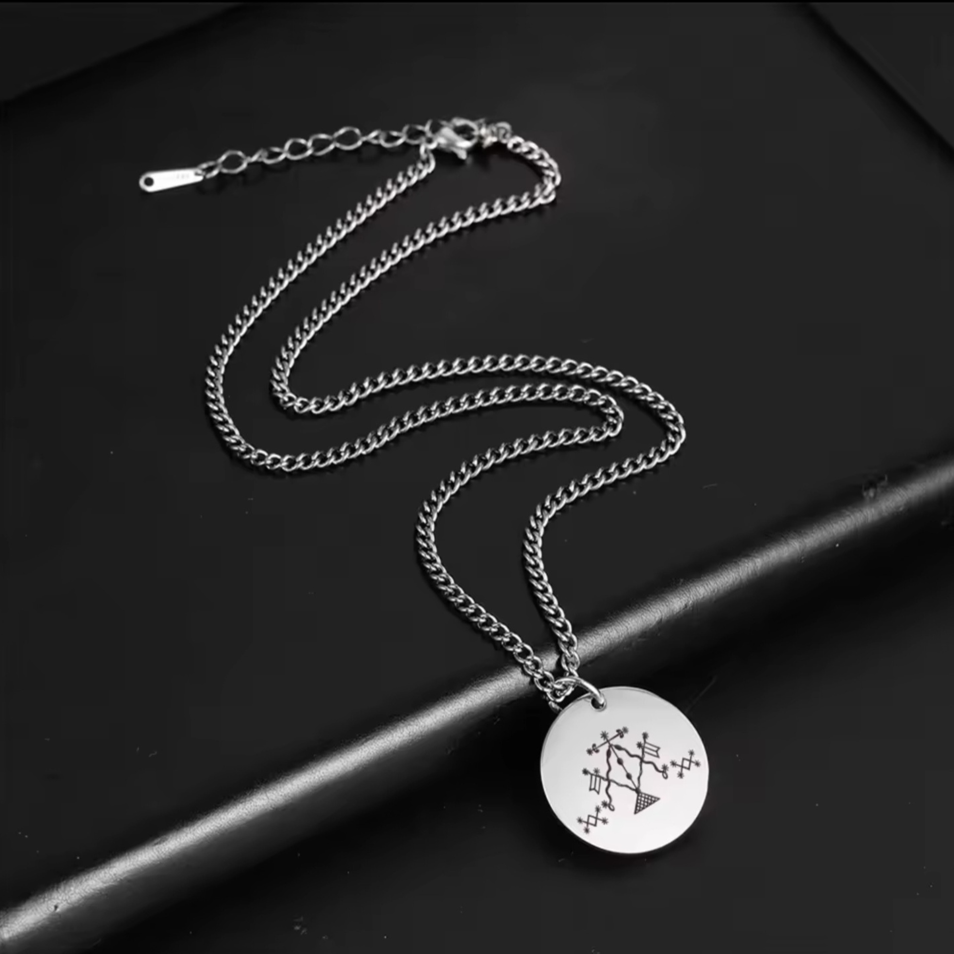 Silver Damballa Necklace