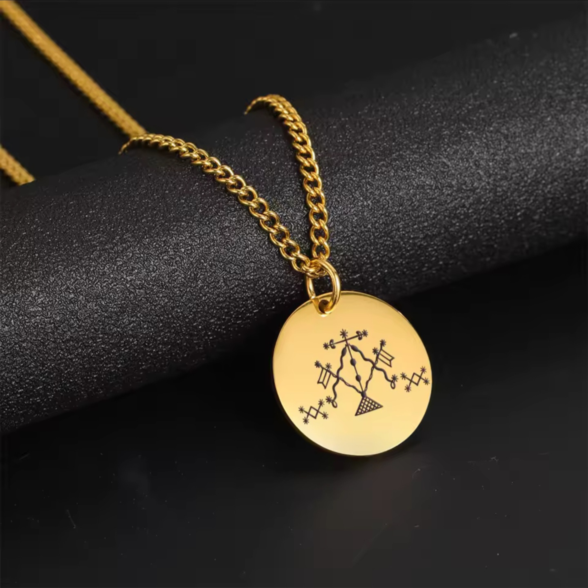 Gold Damballa Necklace
