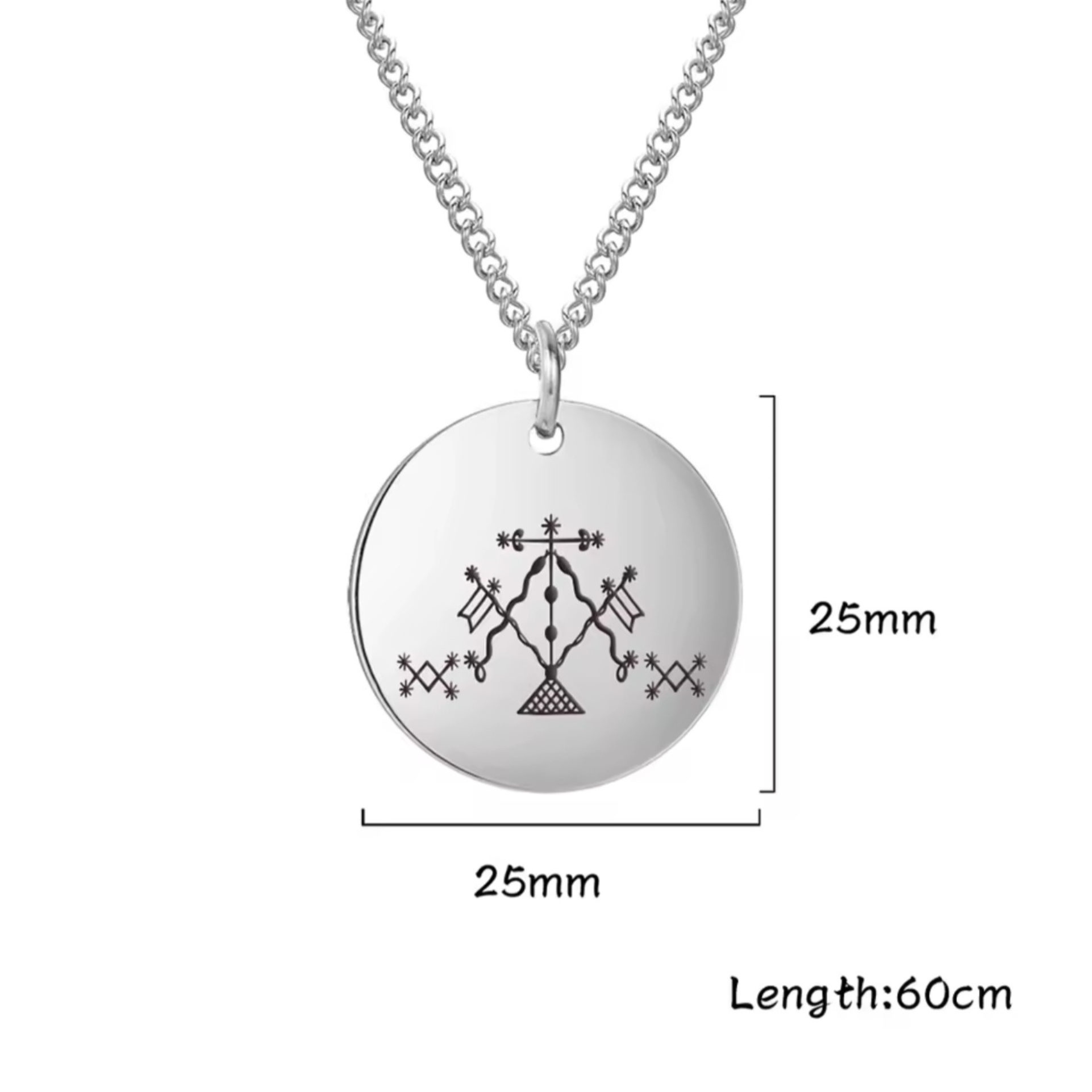 Silver Damballa Necklace
