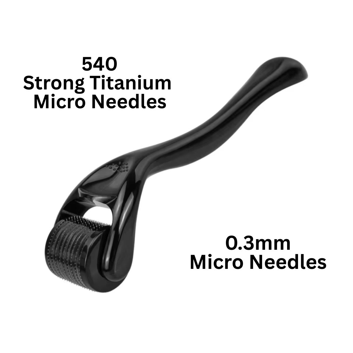 Derma Roller with 540 Micro Needles – For Skin, Hair & Beard Care