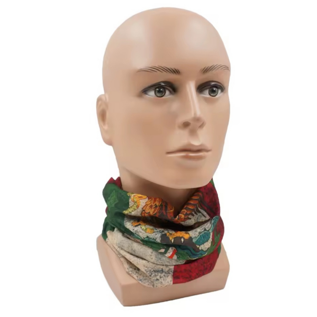 Mexico Flag Neck Gaiter Bandana