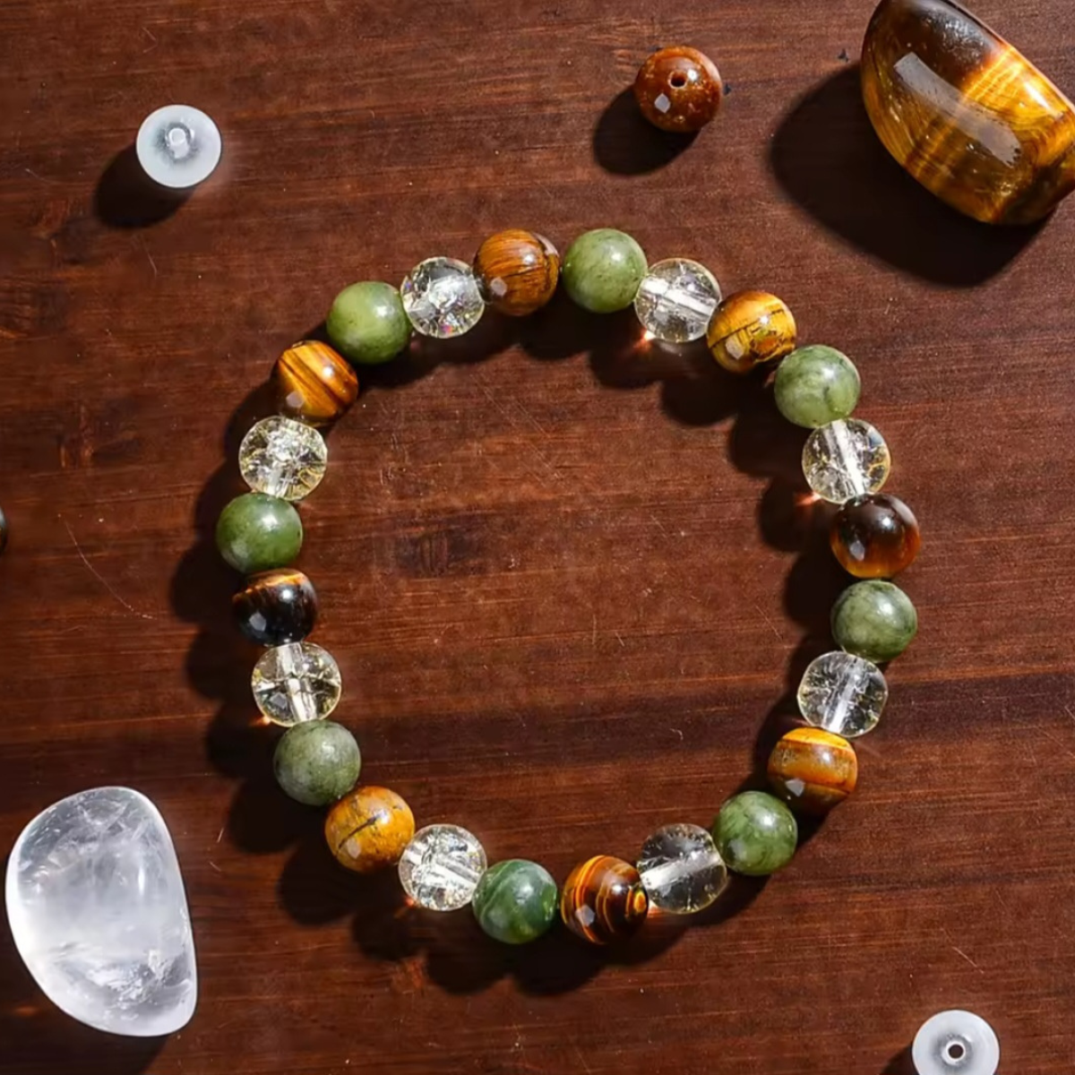 Money Magnet Bracelet – Natural Stones for Wealth & Abundance