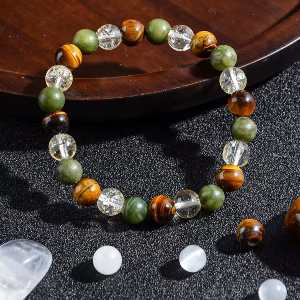 Money Magnet Bracelet – Natural Stones for Wealth & Abundance