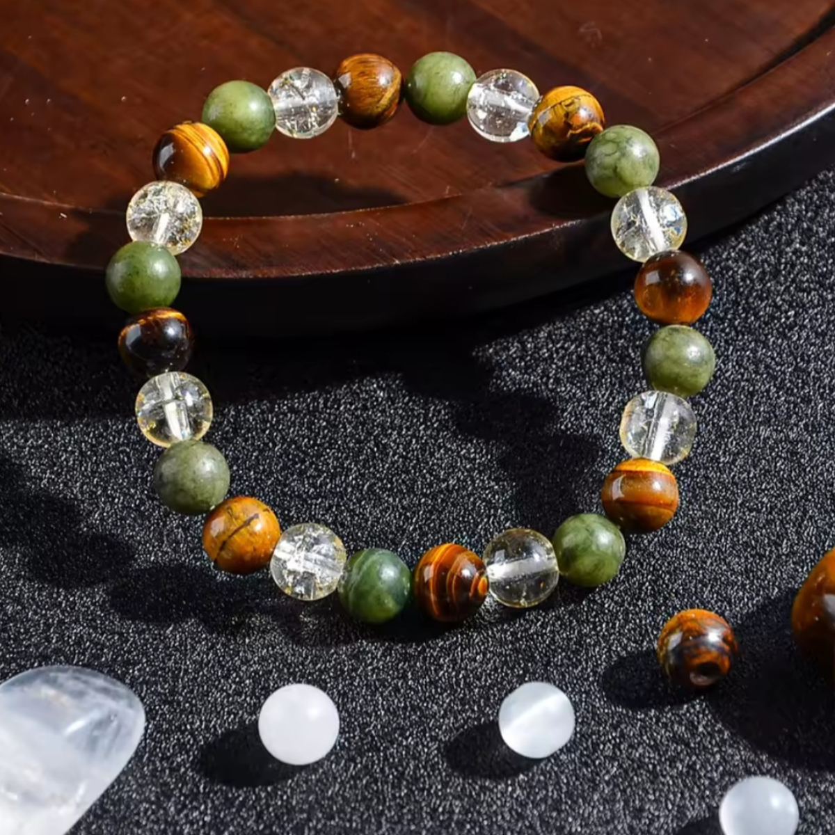 Money Magnet Bracelet – Natural Stones for Wealth & Abundance