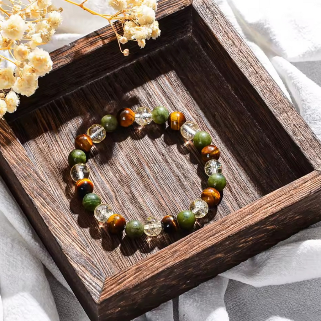 Money Magnet Bracelet – Natural Stones for Wealth & Abundance