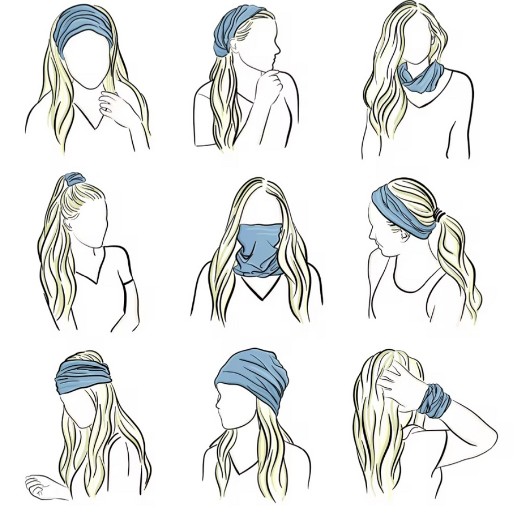 Guatemala Flag Neck Gaiter Bandana