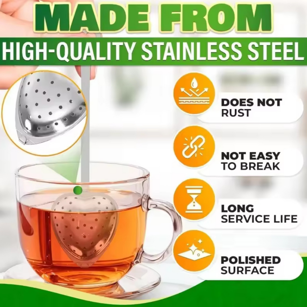 Heart Shaped Tea Strainer