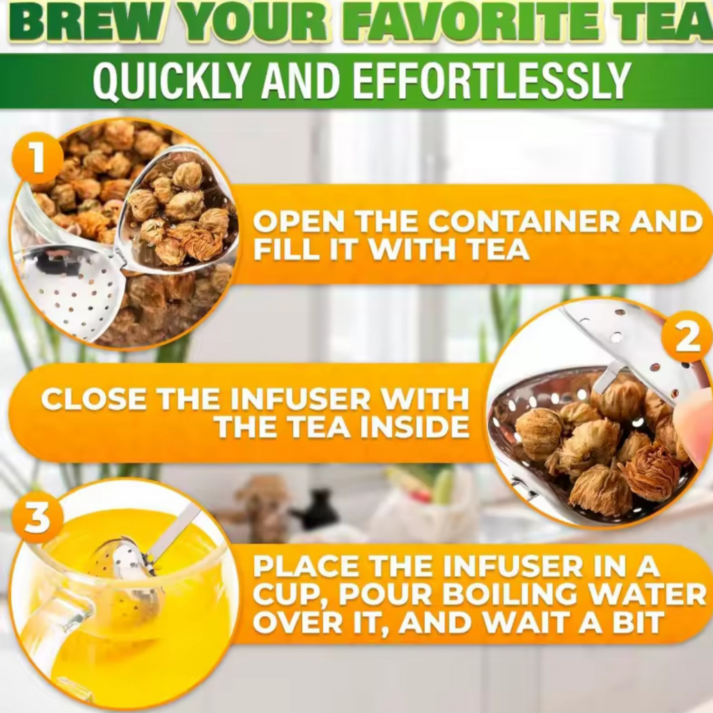 Heart Shaped Tea Strainer