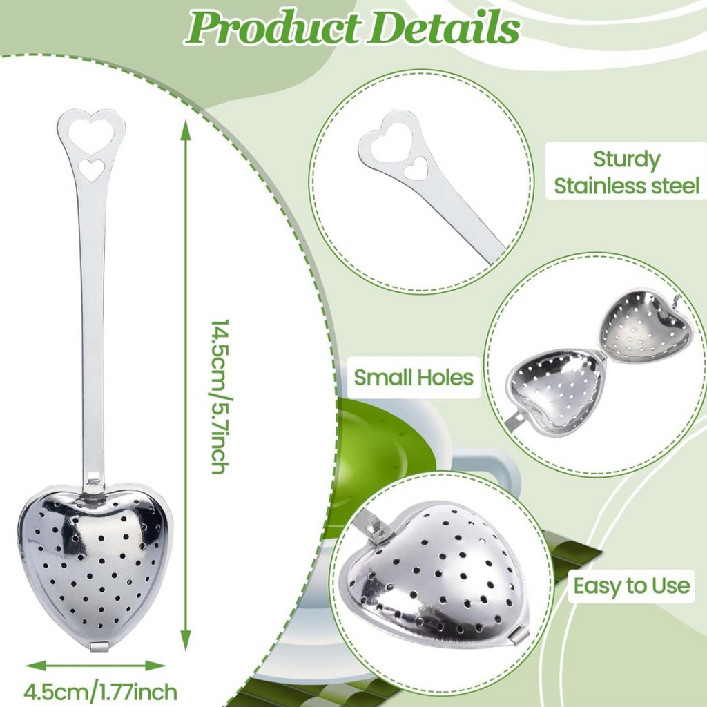 Heart Shaped Tea Strainer