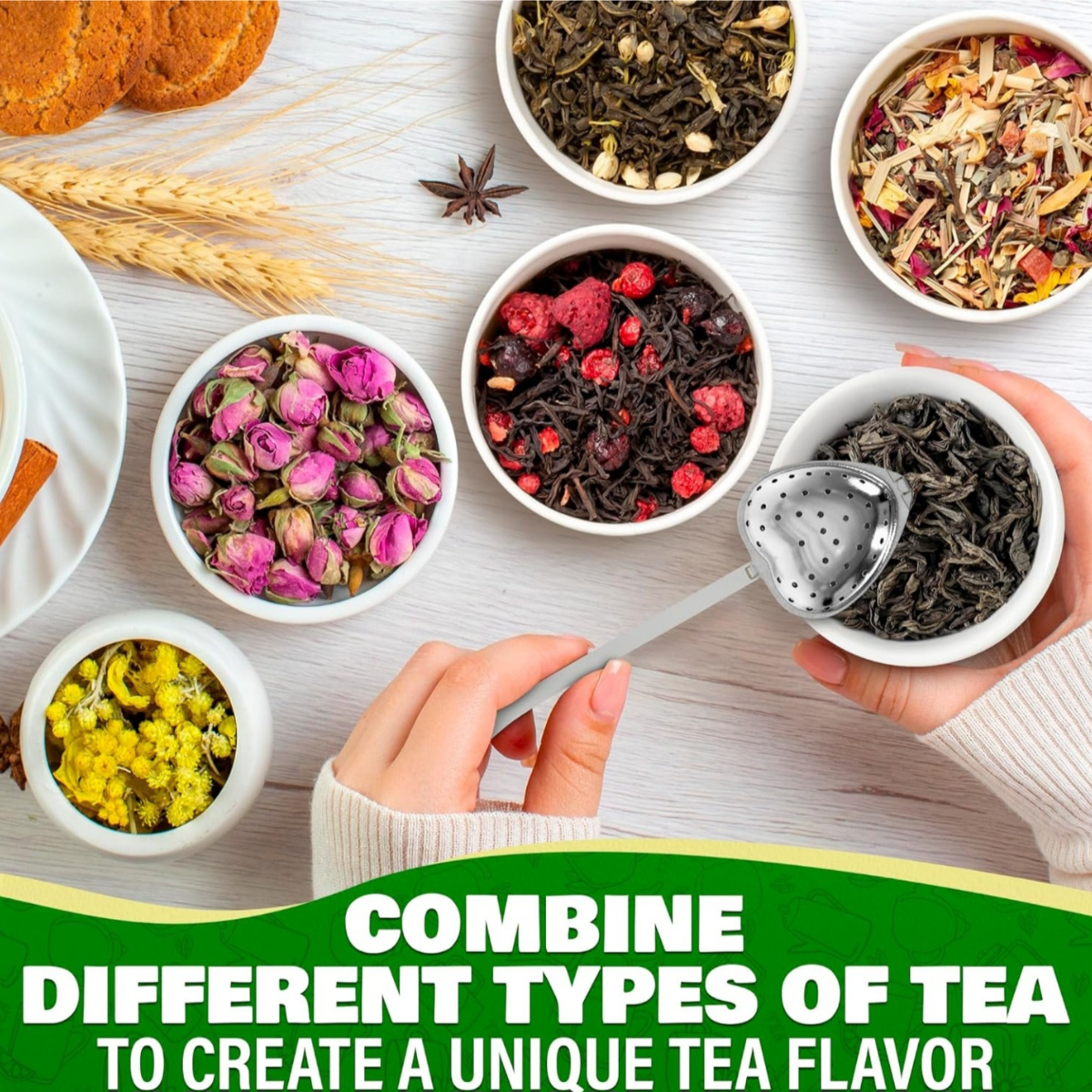 Heart Shaped Tea Strainer