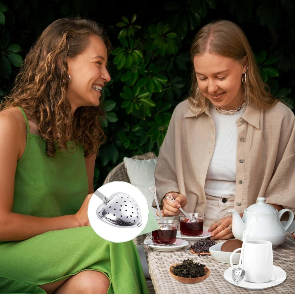 Heart Shaped Tea Strainer