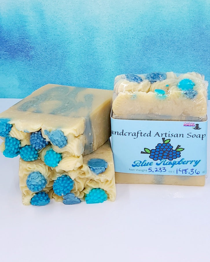 Blue Raspberry Artisan Soap