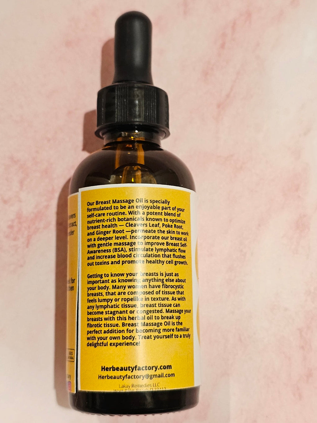 Breast Massage Oil