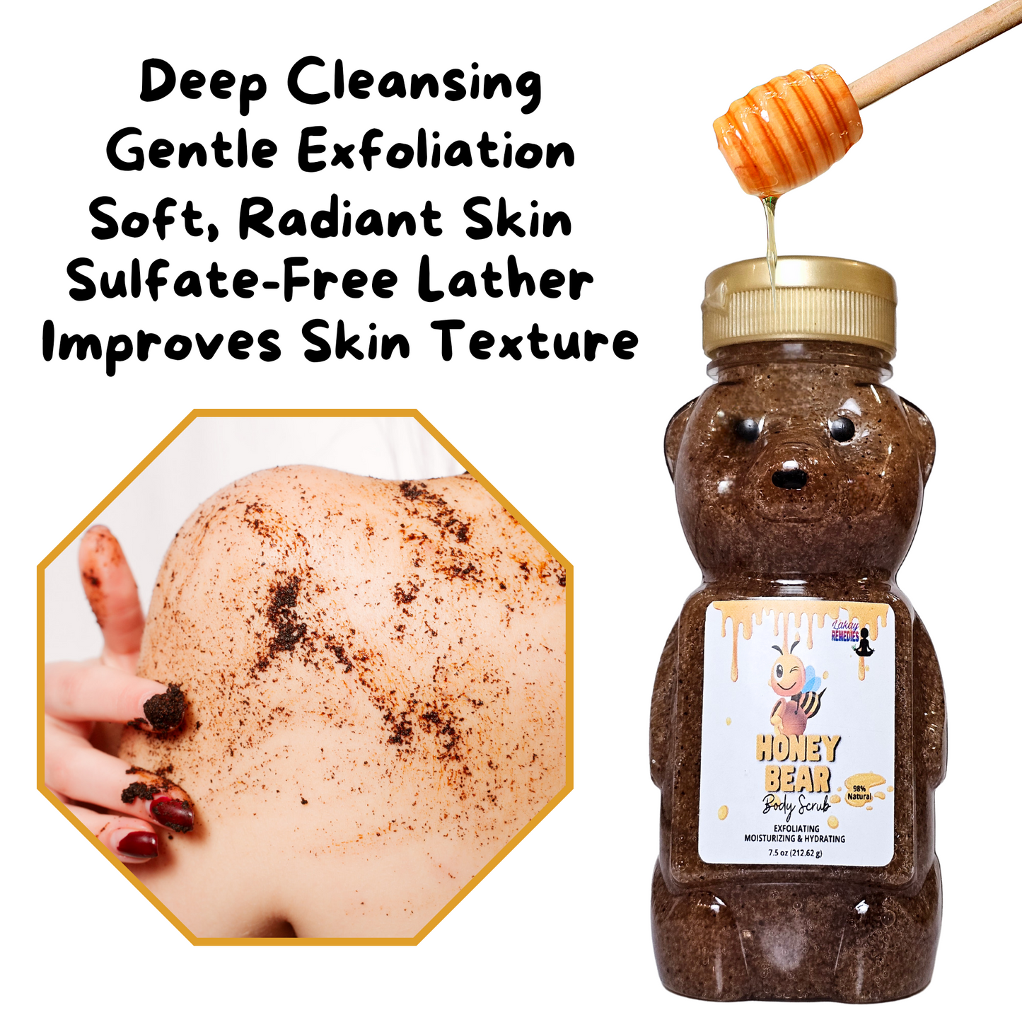 Honey Bear Exfoliating Body Scrub