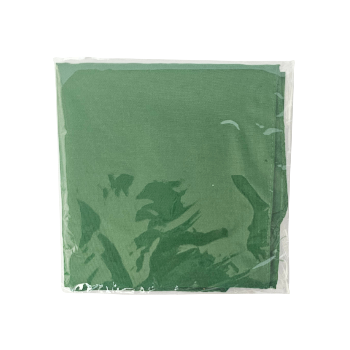 Green fabric Spiritual Mouchwa on a white background