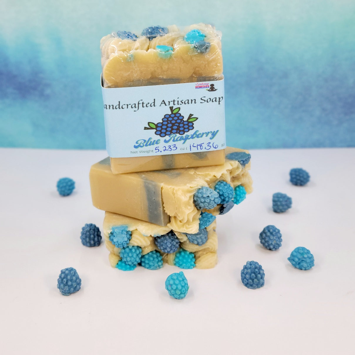 Blue Raspberry Artisan Soap