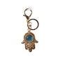 Hasma Hand with Blue Stone Keychain