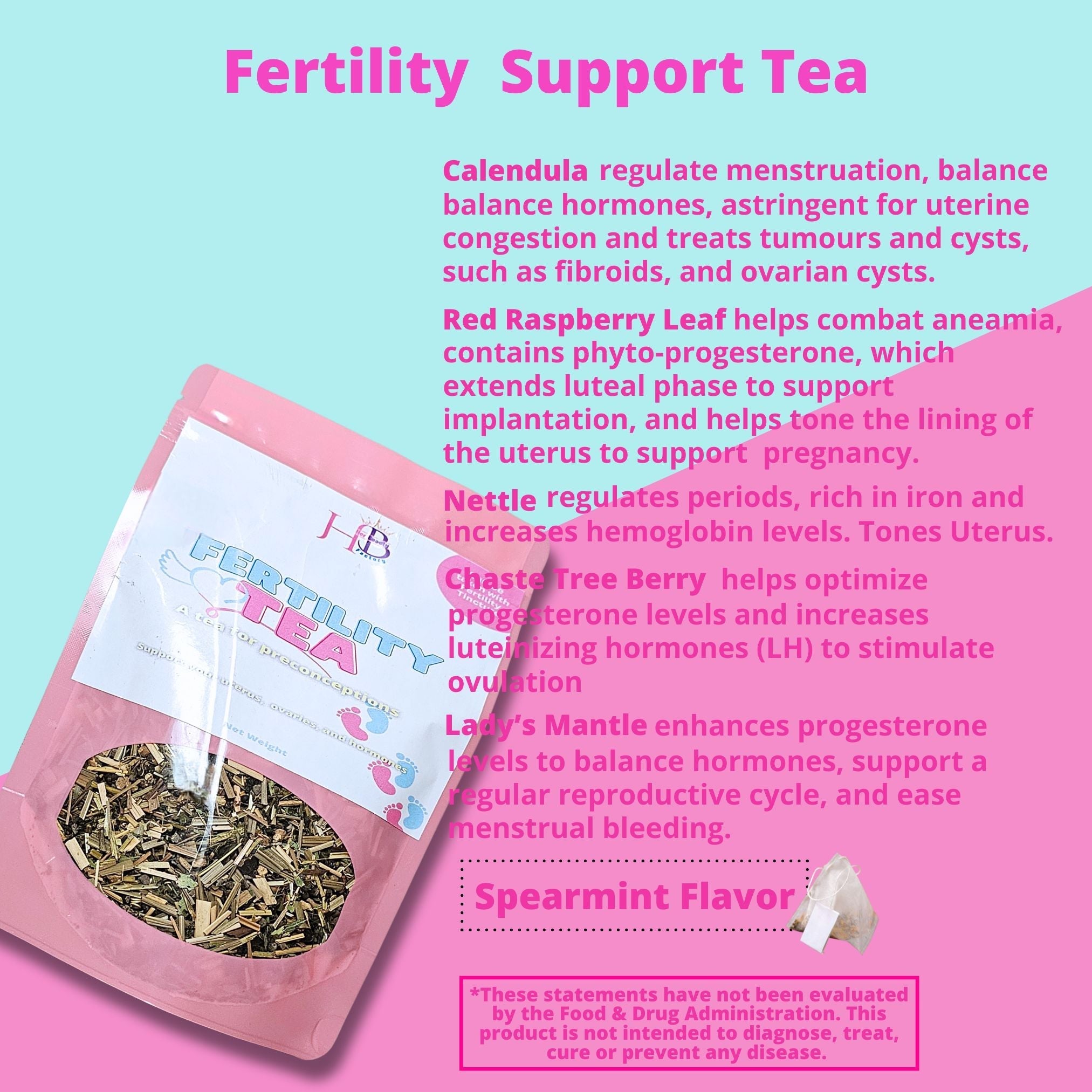 Her Beauty Factory Fertility Tea Fusion benefits 