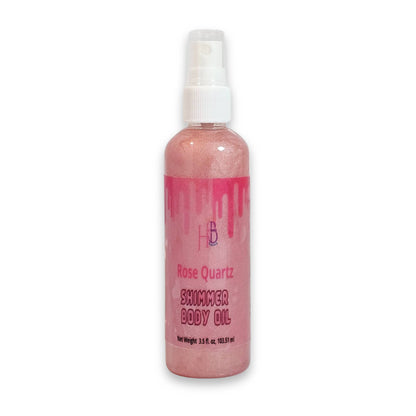 Rose Quartz Shimmer Body Oil