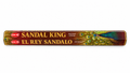 King incense sticks, featuring a peacock Sandal feather design on a reddish-brown background with gold lettering.