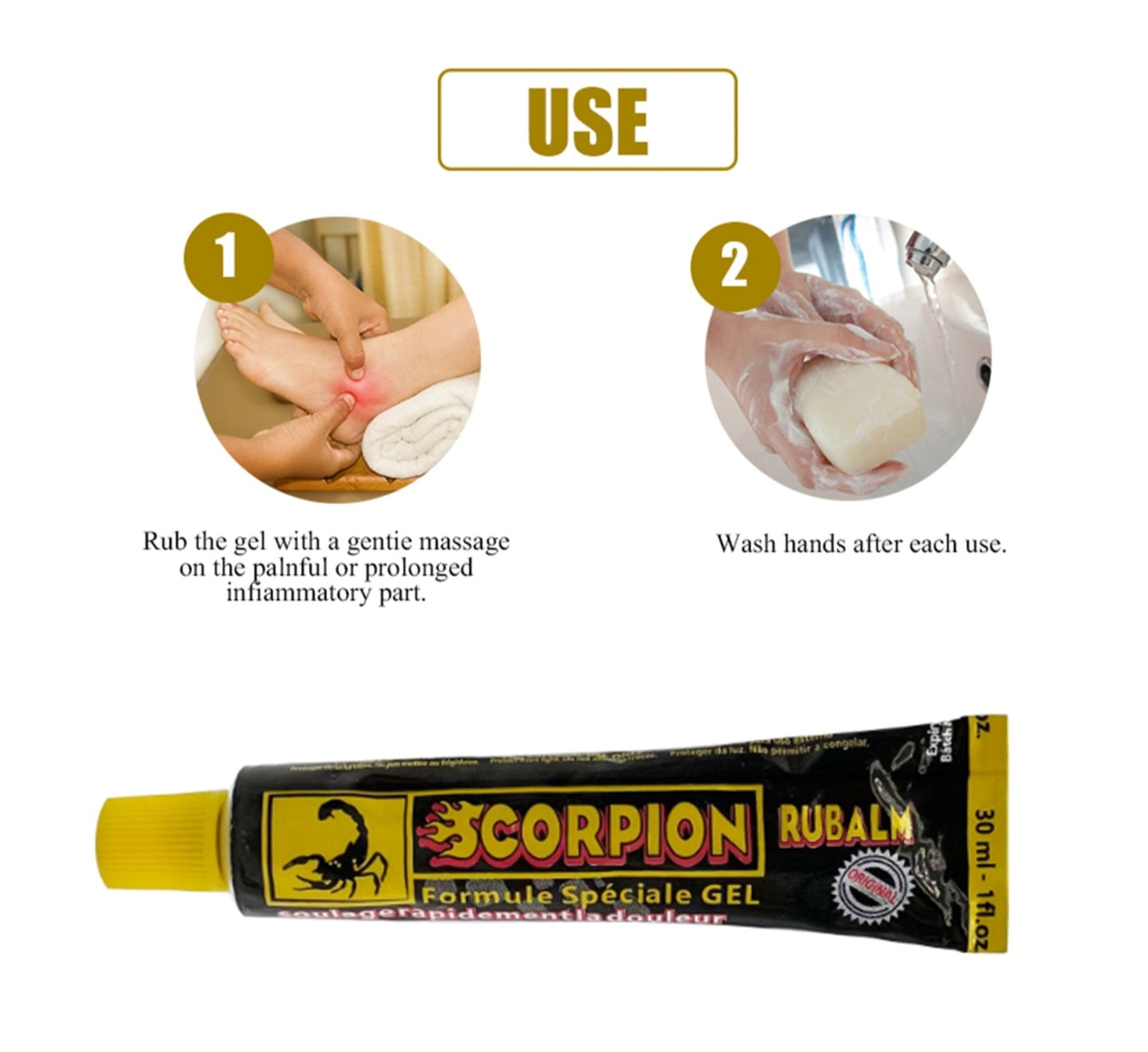 Scorpion Muscle Pain Relief Gel Fast 