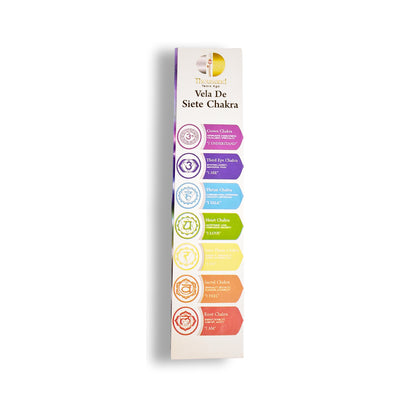 Seven Chakra Candle