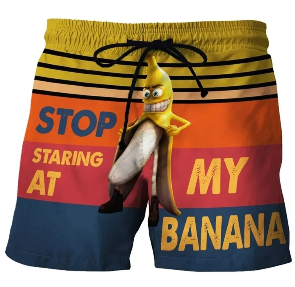 Stop Staring At My Banana Shorts