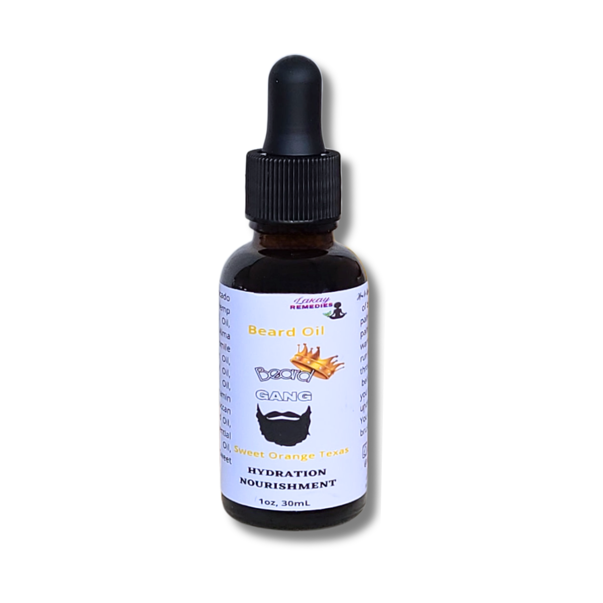 Sweet Orange Texas Beard Hair Growth and Skin Moisturizing Oil