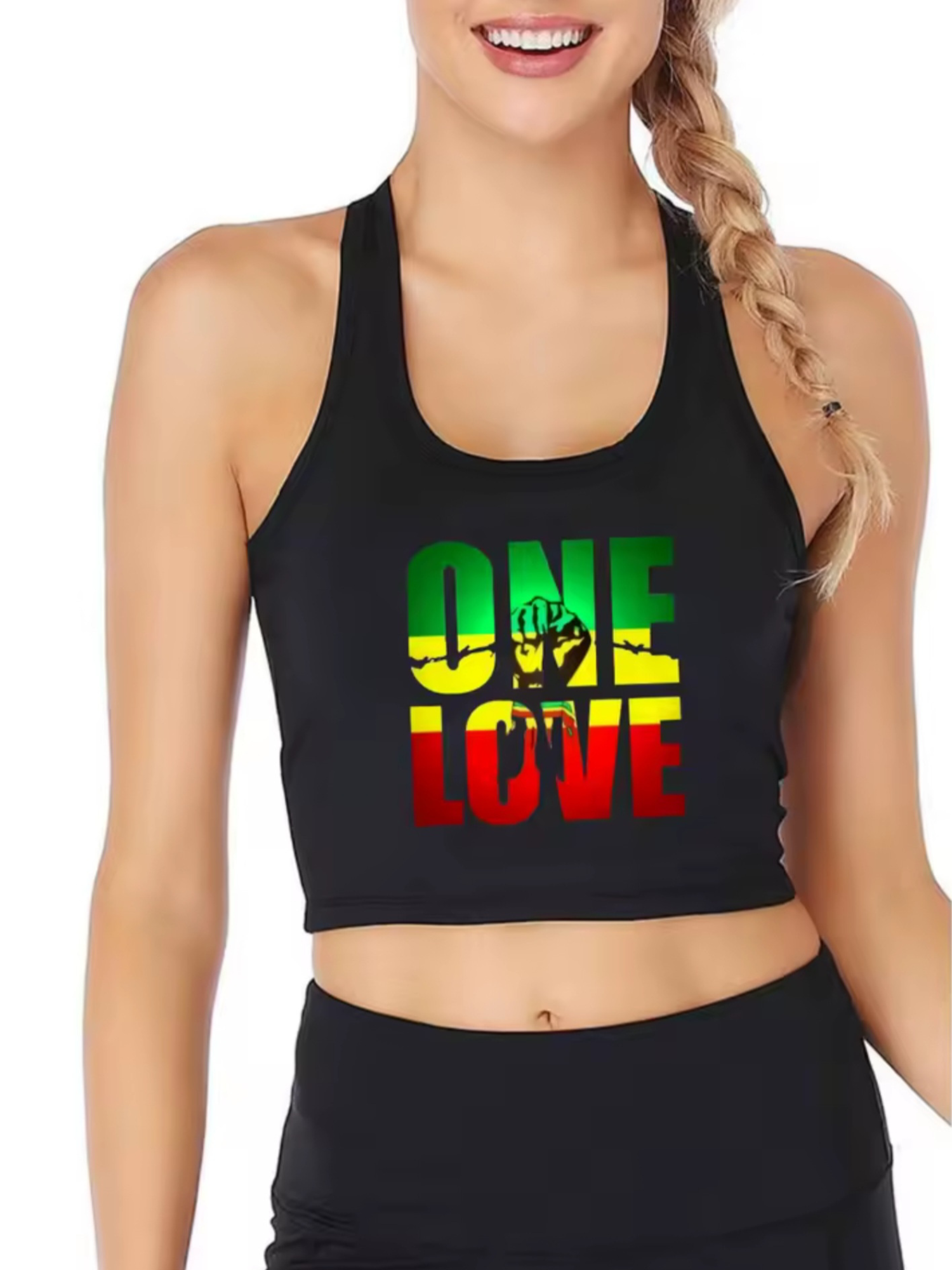 One Love Letter Crop Top