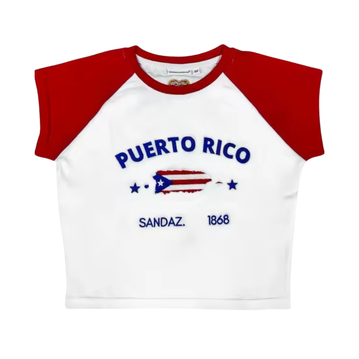 Puerto Rico White Crop Top