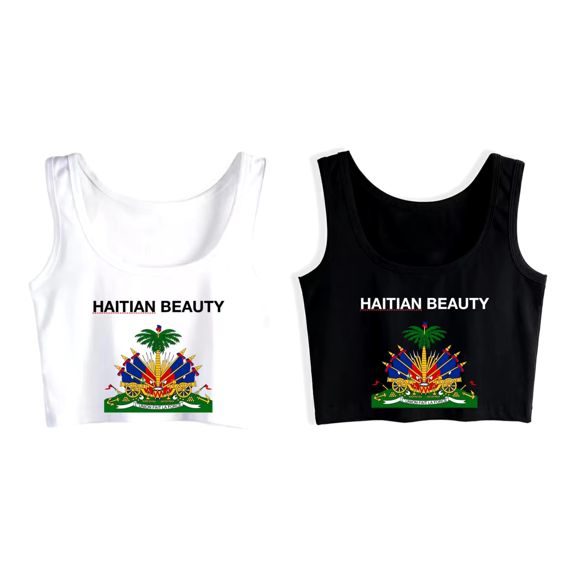 Haitian Beauty Crop Tank Top
