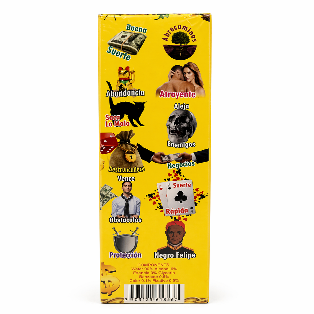 Yellow box with various graphics and text on a white background