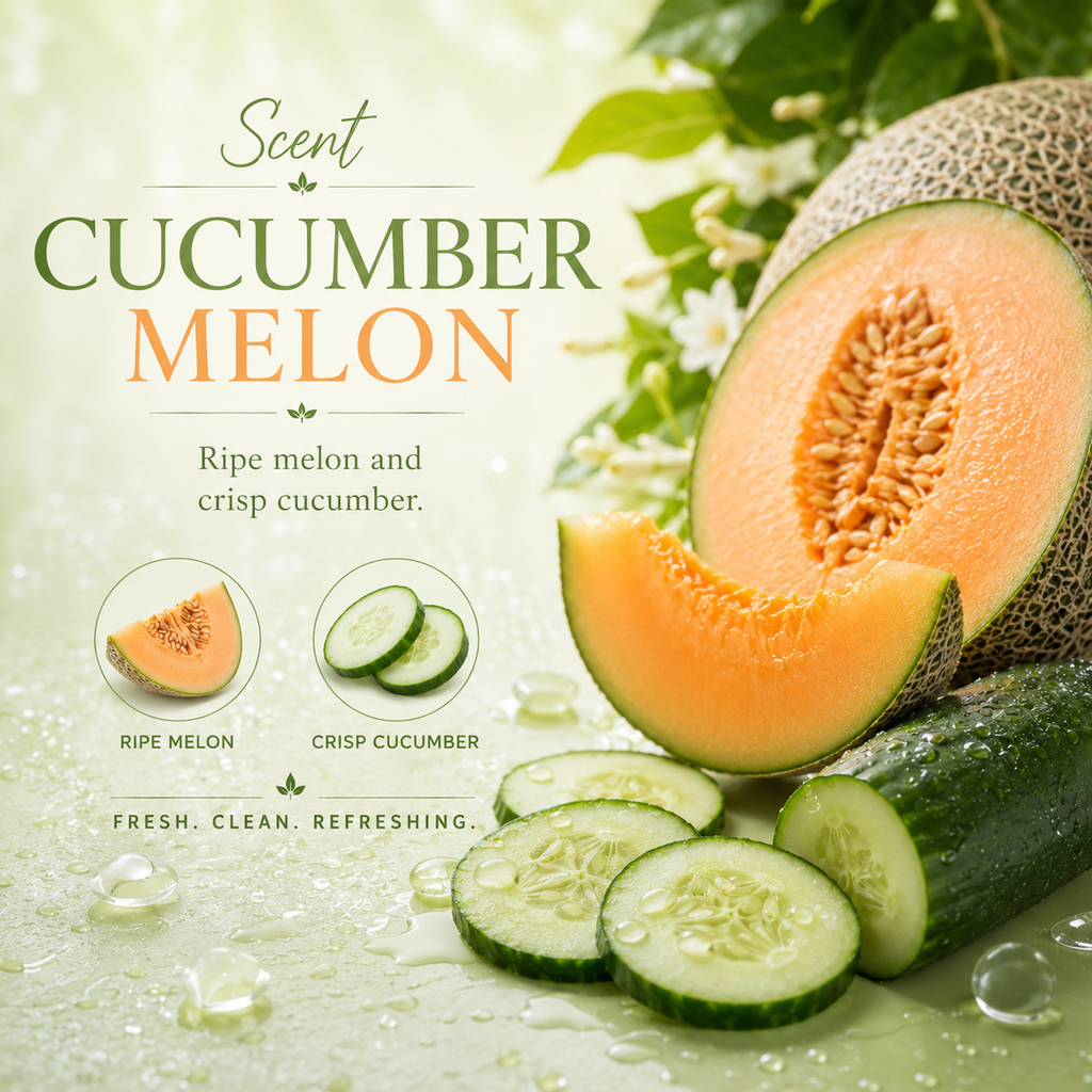 Cucumber Melon Scent Card