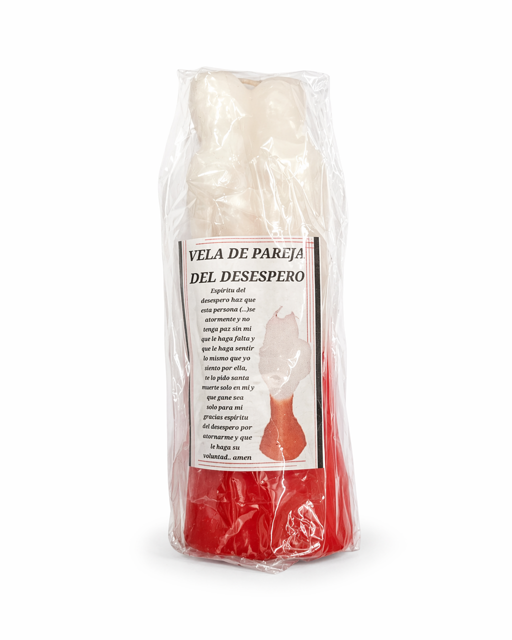 Desperation Couple Figure Candle