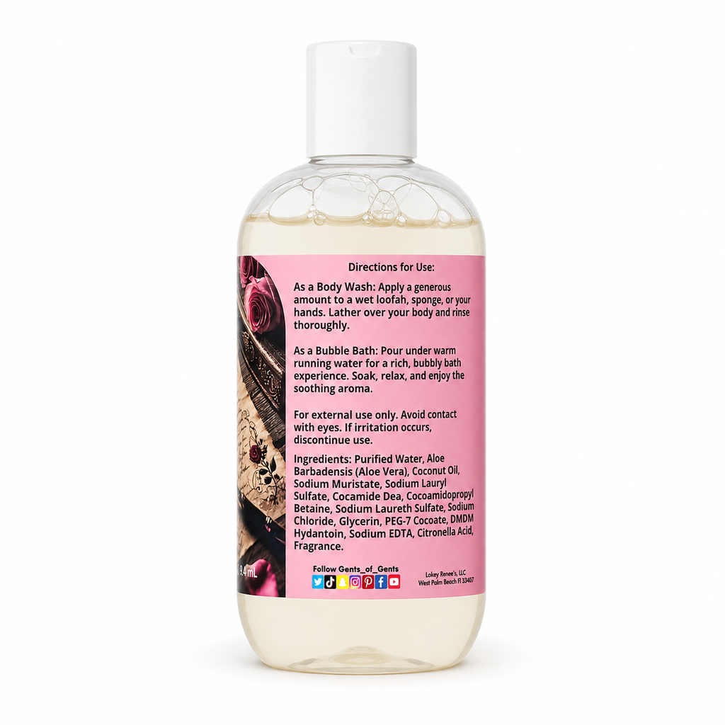 Love Letter 2 in 1 Body Wash and Bubble Bath