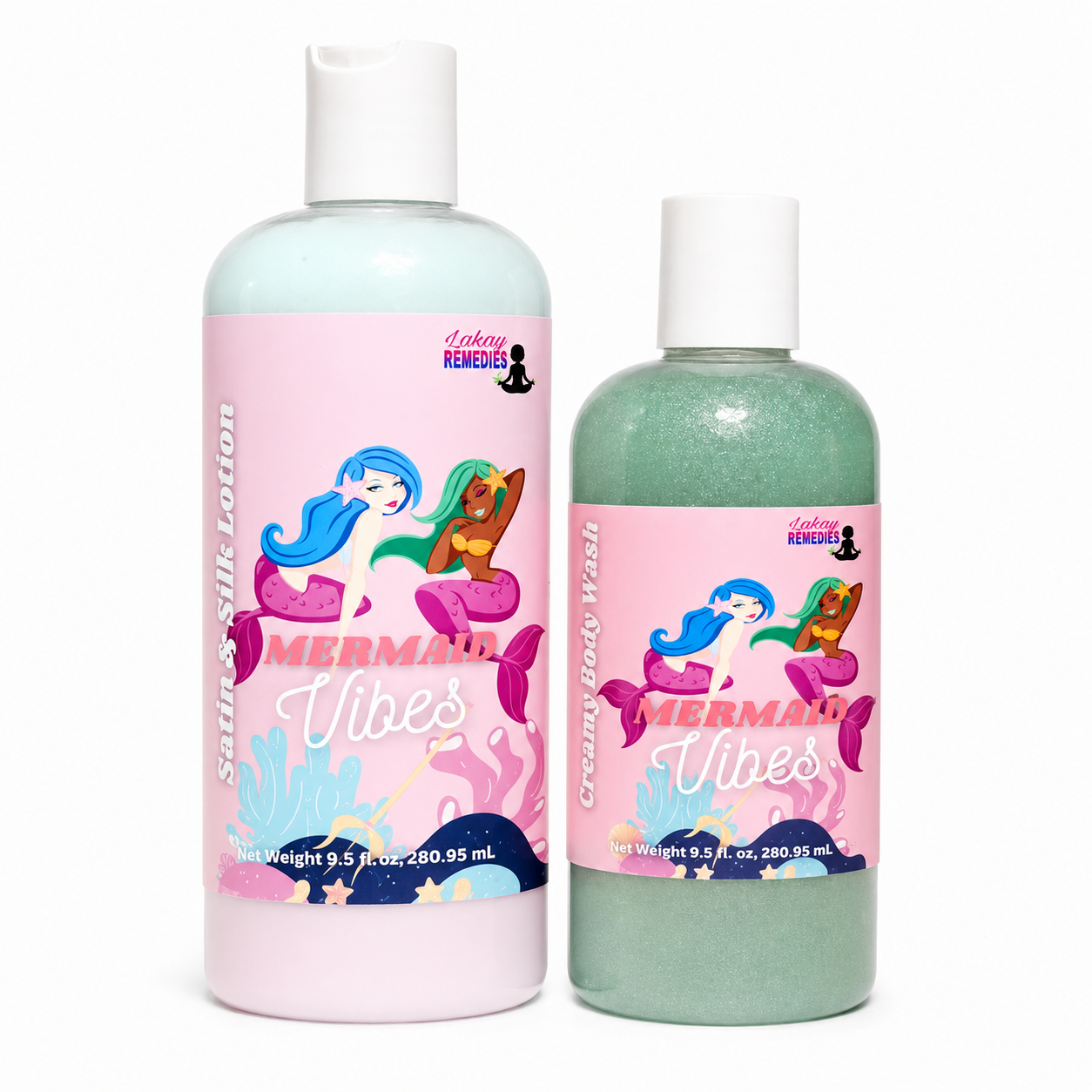 Mermaid Vibes Body Wash & Lotion Set
