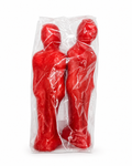 Red Man and Woman Figure Couple Candle