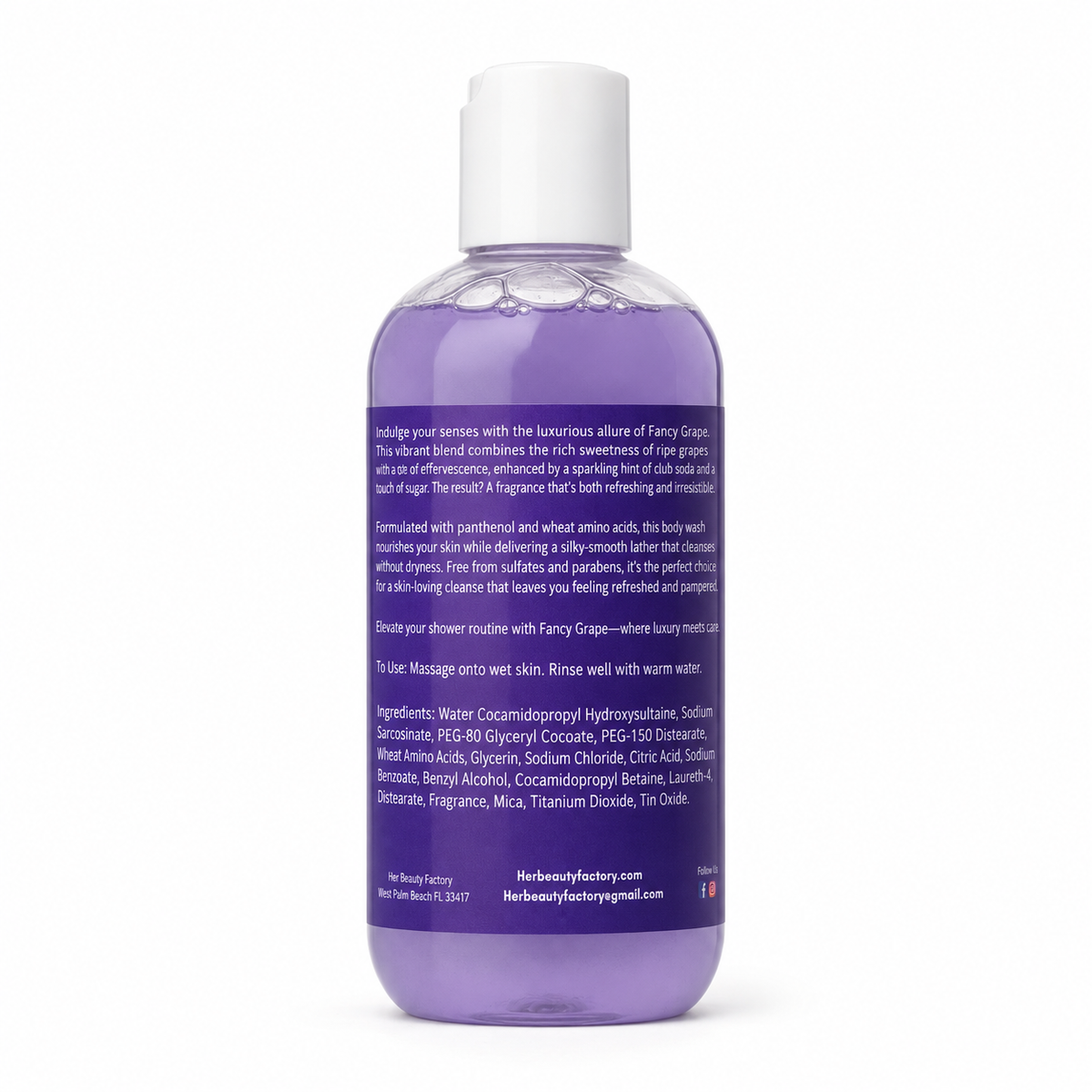Fancy Grape Creamy Body Wash