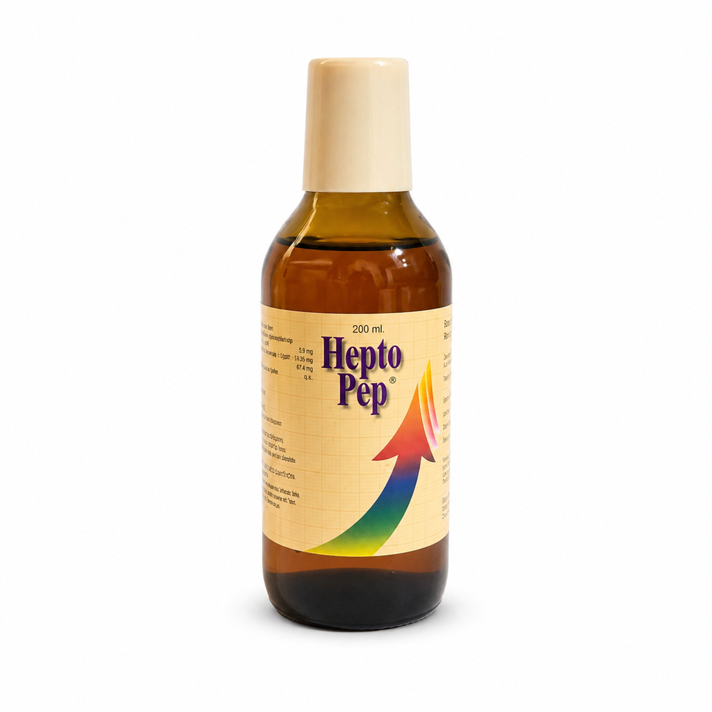 HeptoPep bottle on a white background