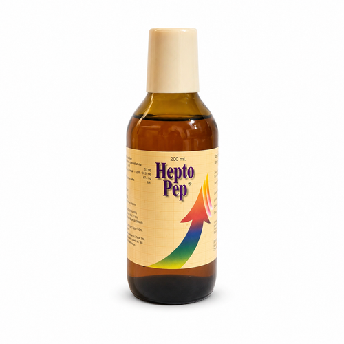 HeptoPep bottle on a white background