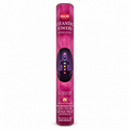A tall, narrow pink box of HEM Cleaning Powers Incense Sticks on a plain white background.