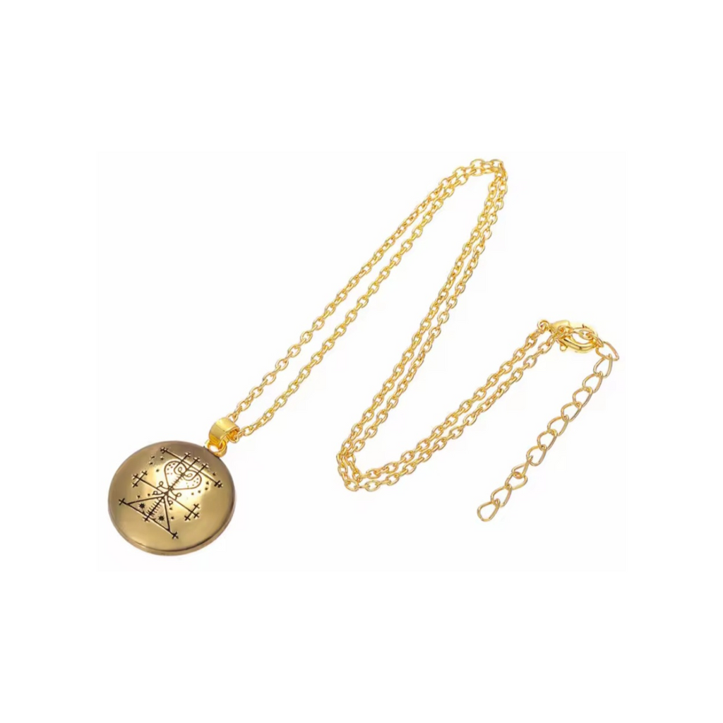 Gold Mama Brigitte  Pendant Necklace