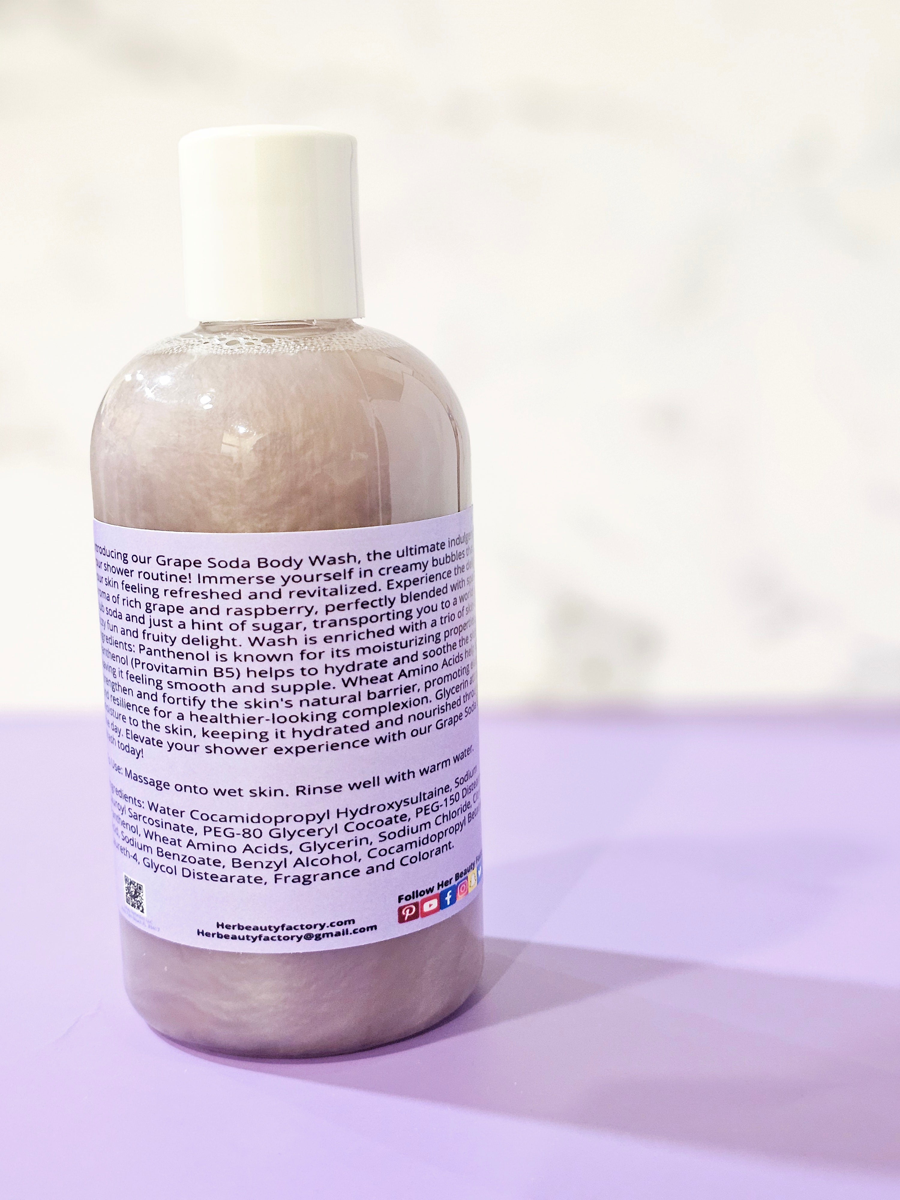 Fancy Grape Creamy Body Wash
