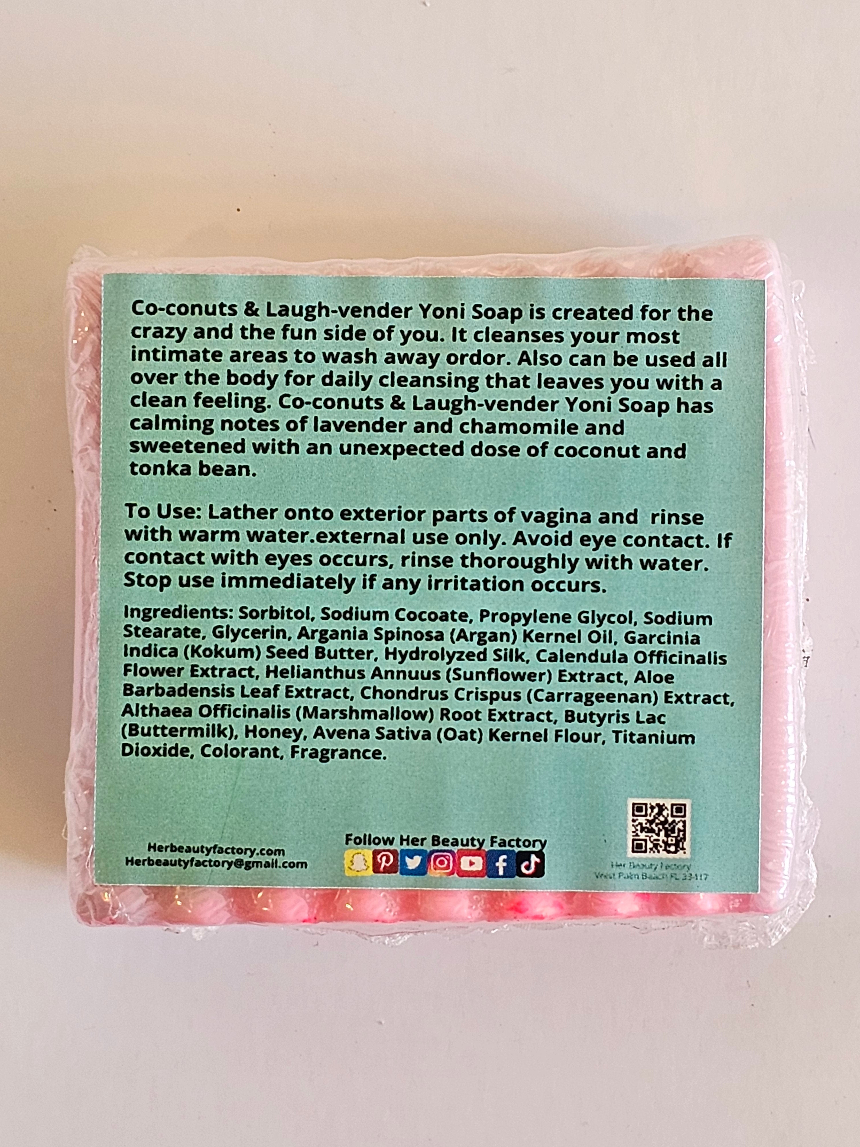 Co-conuts & Laugh-vender Intimate Yoni Soap