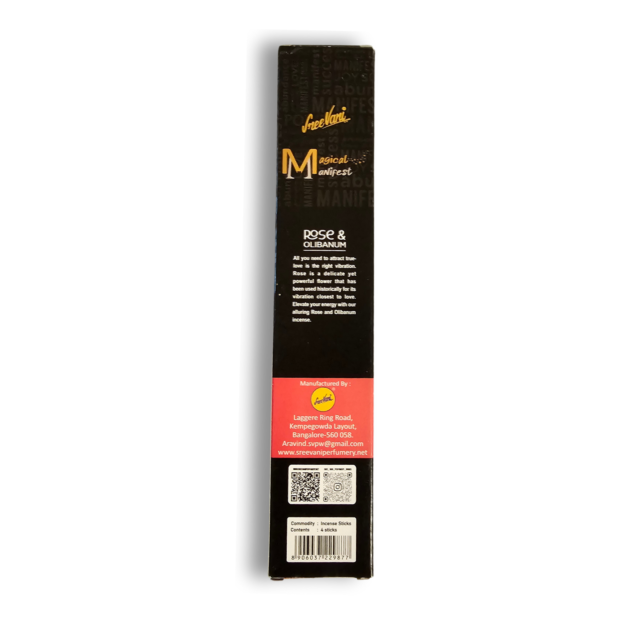 Love Rose & Olibanum Artisanal Incense