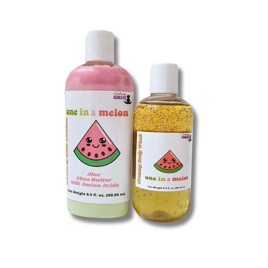 One in A Melon Body Wash & Lotion Set